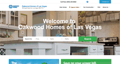 Desktop Screenshot of oakwoodhomeslasvegas.com