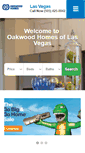 Mobile Screenshot of oakwoodhomeslasvegas.com